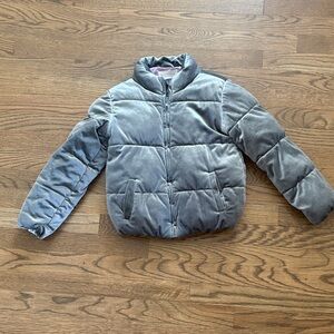 Gymboree Girls Gray Puffer Jacket